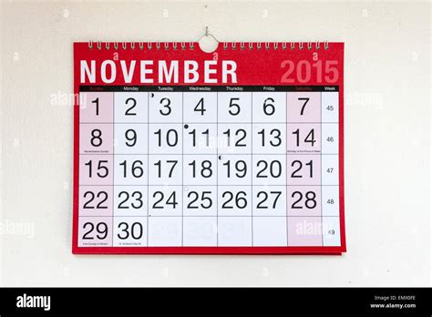 month of november 2015.